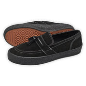 Last Resort AB VM005 Leather Loafer - Black / Black / White Stitch