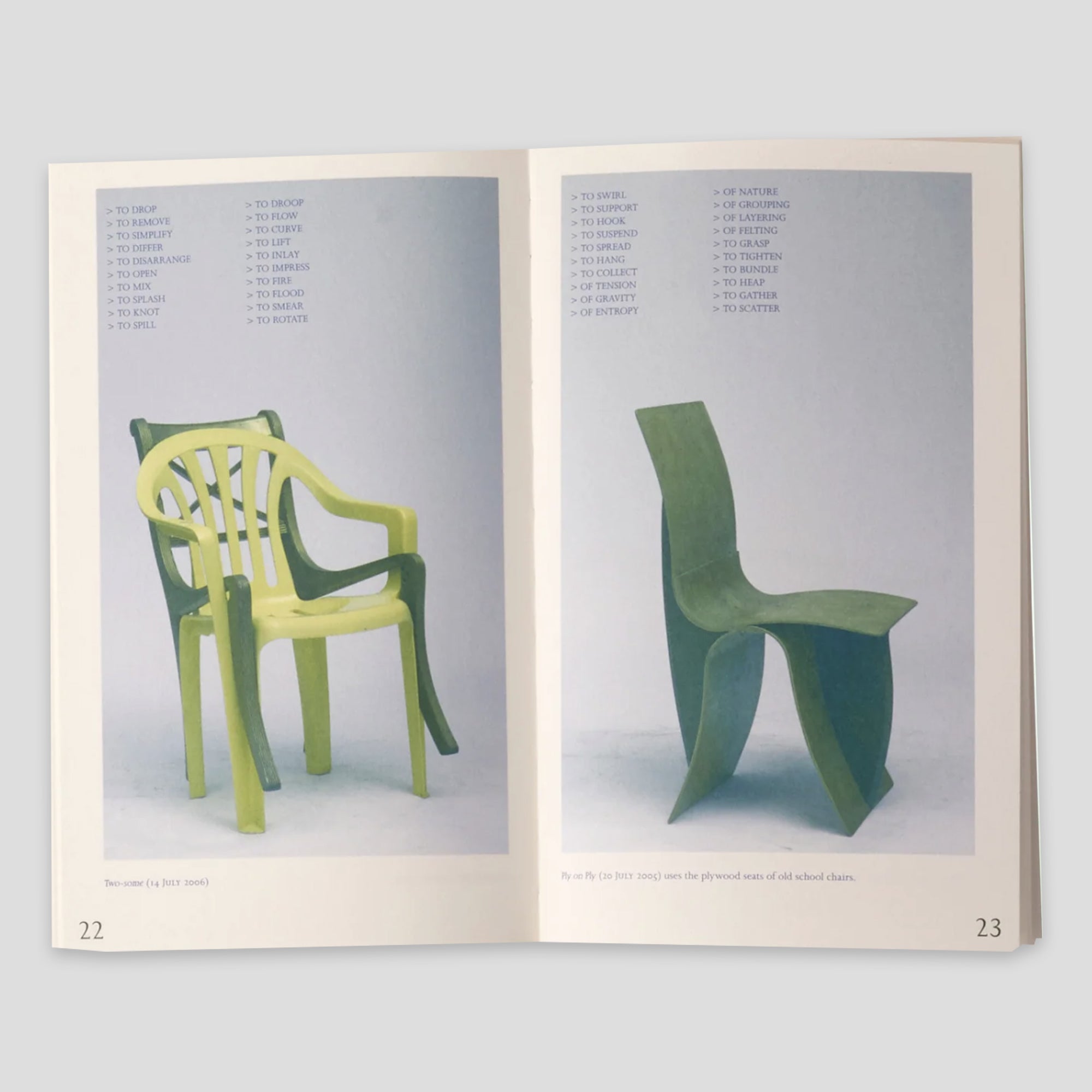 100 Chairs in 100 Days By Martino Gamper