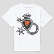 Pearls Skateboards Jewel Tee - White