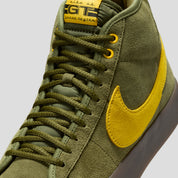 Nike SB & Anti Hero Zoom Blazer GT Mid Pro - Rough Green / Amarillo