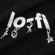Lo-Fi Pendant Logo Tee - Black