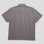 Hoddle Seersucker Short Sleeve Shirt - Grey