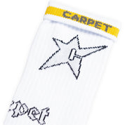 Carpet Company C-Star Sock - White