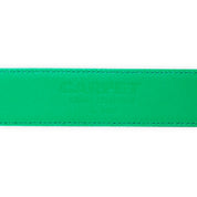 Carpet Company Crocskin Leather Belt - Green