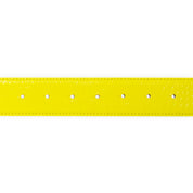 Carpet Company Crocskin Leather Belt - Yellow