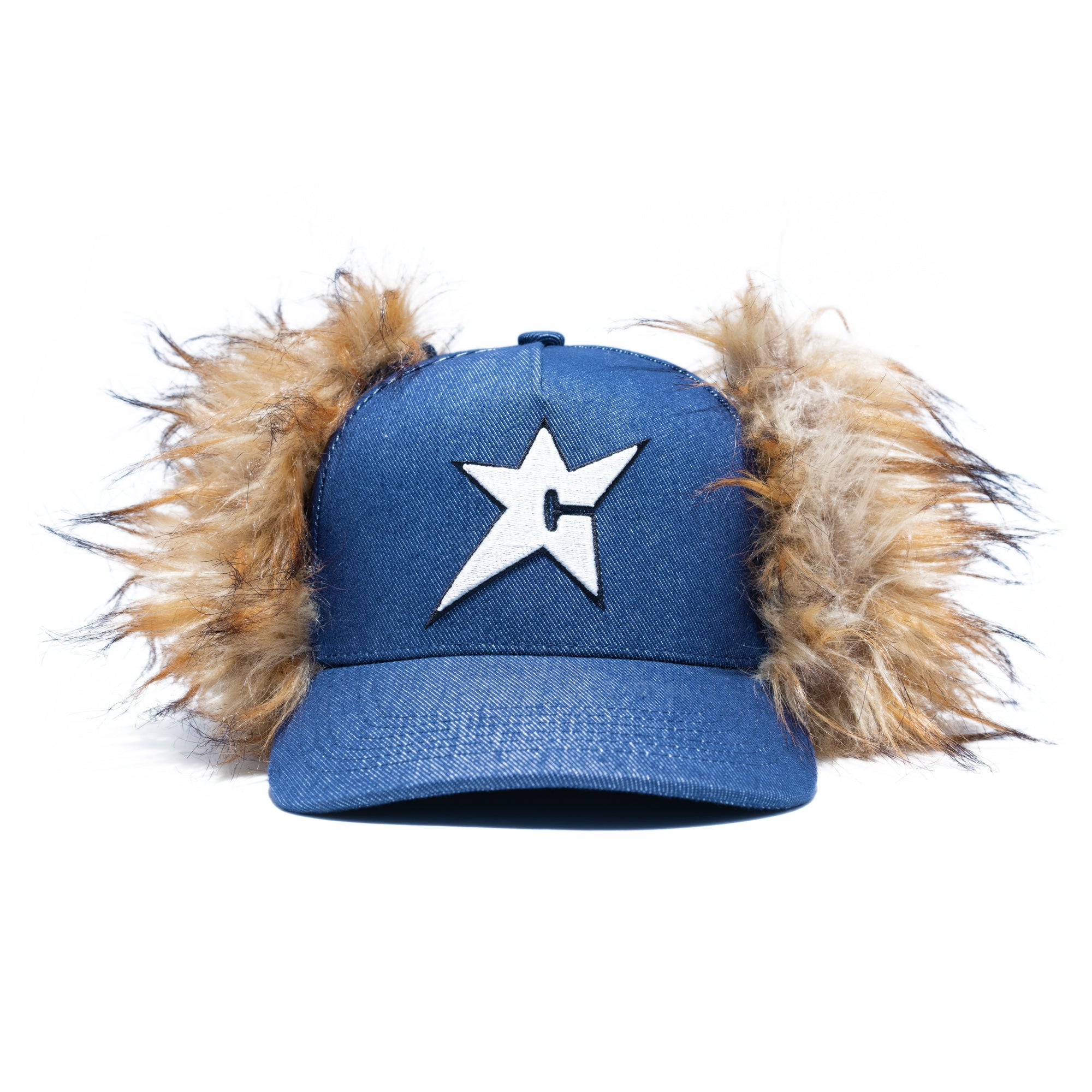 Carpet Company C-Star Fur Hat - Dark Denim – Pass~Port