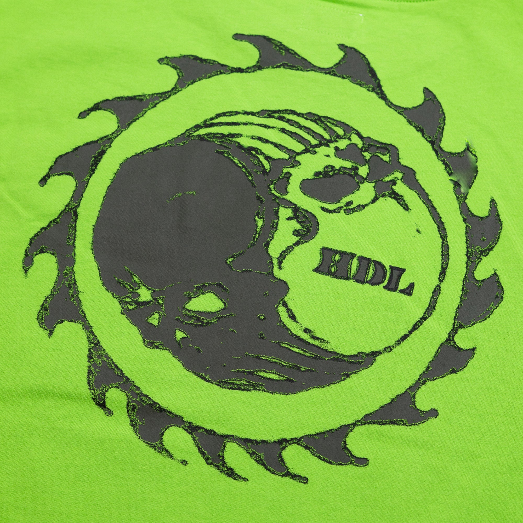 Hoddle Thunderdome Pocket Tee - Lime Green