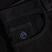 Polar Skate Co. Big Boy Pants - Black / Blue Stitching