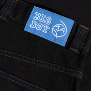 Polar Skate Co. Big Boy Pants - Black / Blue Stitching