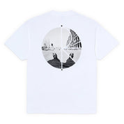 Polar Skate Co. Fill Logo Happy Sad Tee - White