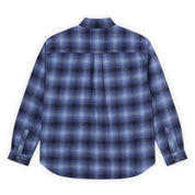 Polar Skate Co. Mitchell LS Shirt - Shadow Check Blue