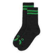 Polar Skate Co. Happy Sad Rib Socks - Black / Green