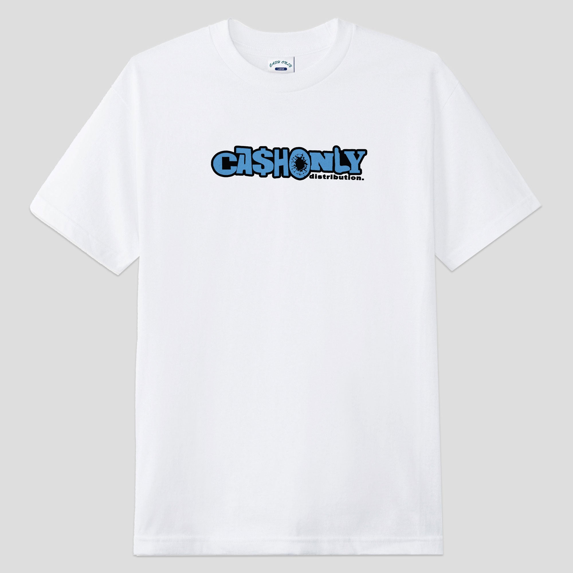 Cash Only Payday Tee - White