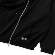 Pearls Skateboards Fur Zip Hood - Black