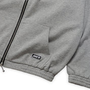 Pearls Skateboards Fur Zip Hood - Grey Marle
