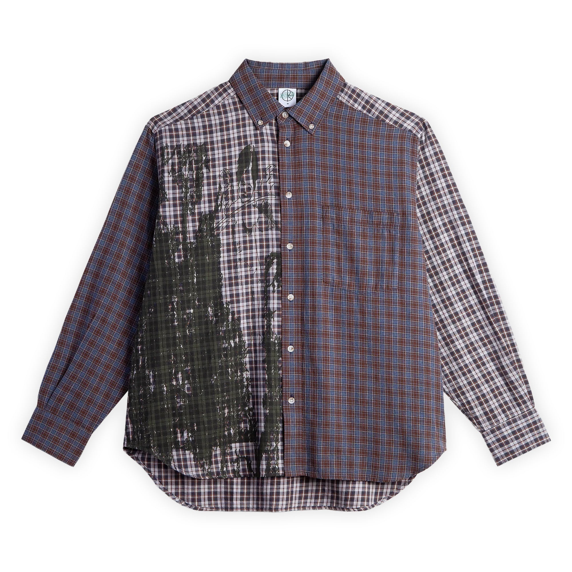Polar Skate Co. Violin Ben LS Shirt - Graphite / Blue