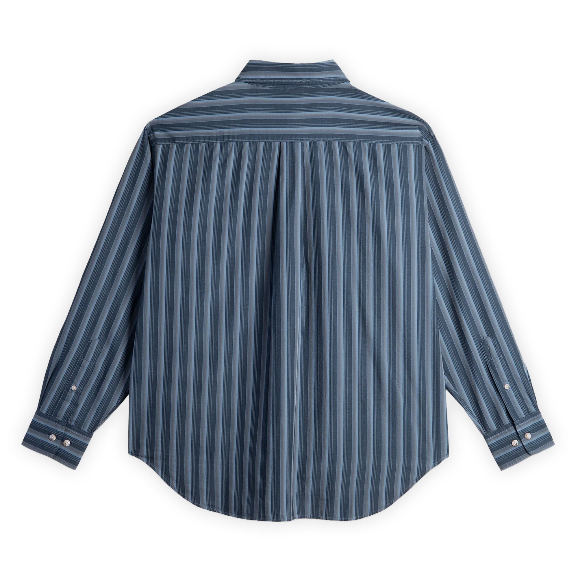 Polar Skate Co. Ben LS Shirt - Blue Stripe