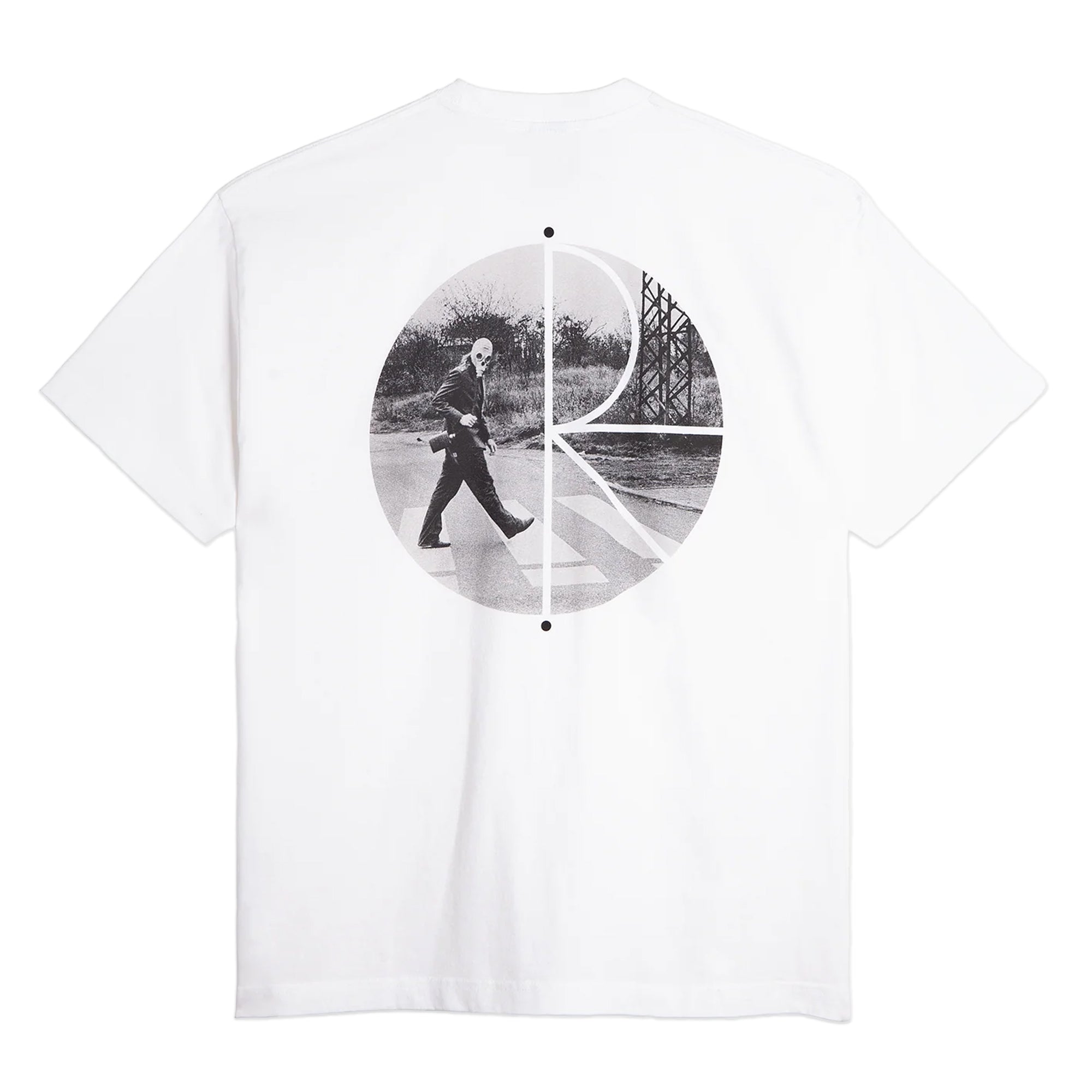 Polar Skate Co. Clez Crossing Fill Logo Tee - White