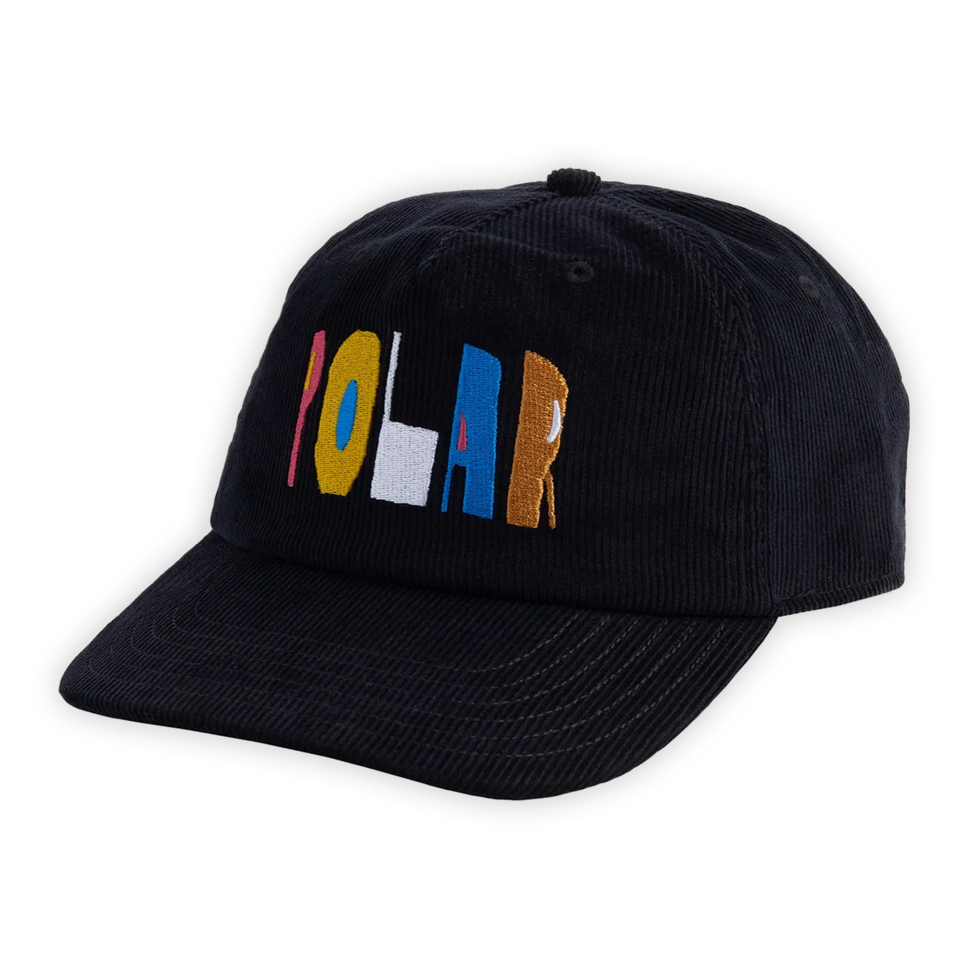 Polar Skate Co. Cut Logo James Cap - Black