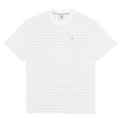 Polar Skate Co. Stripe Tee - White / Taupe