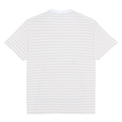 Polar Skate Co. Stripe Tee - White / Taupe