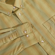 Polar Skate Co. Ben LS Shirt - Green Stripe