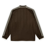 Polar Skate Co. Davie LS Shirt - Chocolate / Ivory