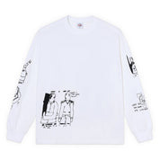 Polar Skate Co. The End LS Tee - White