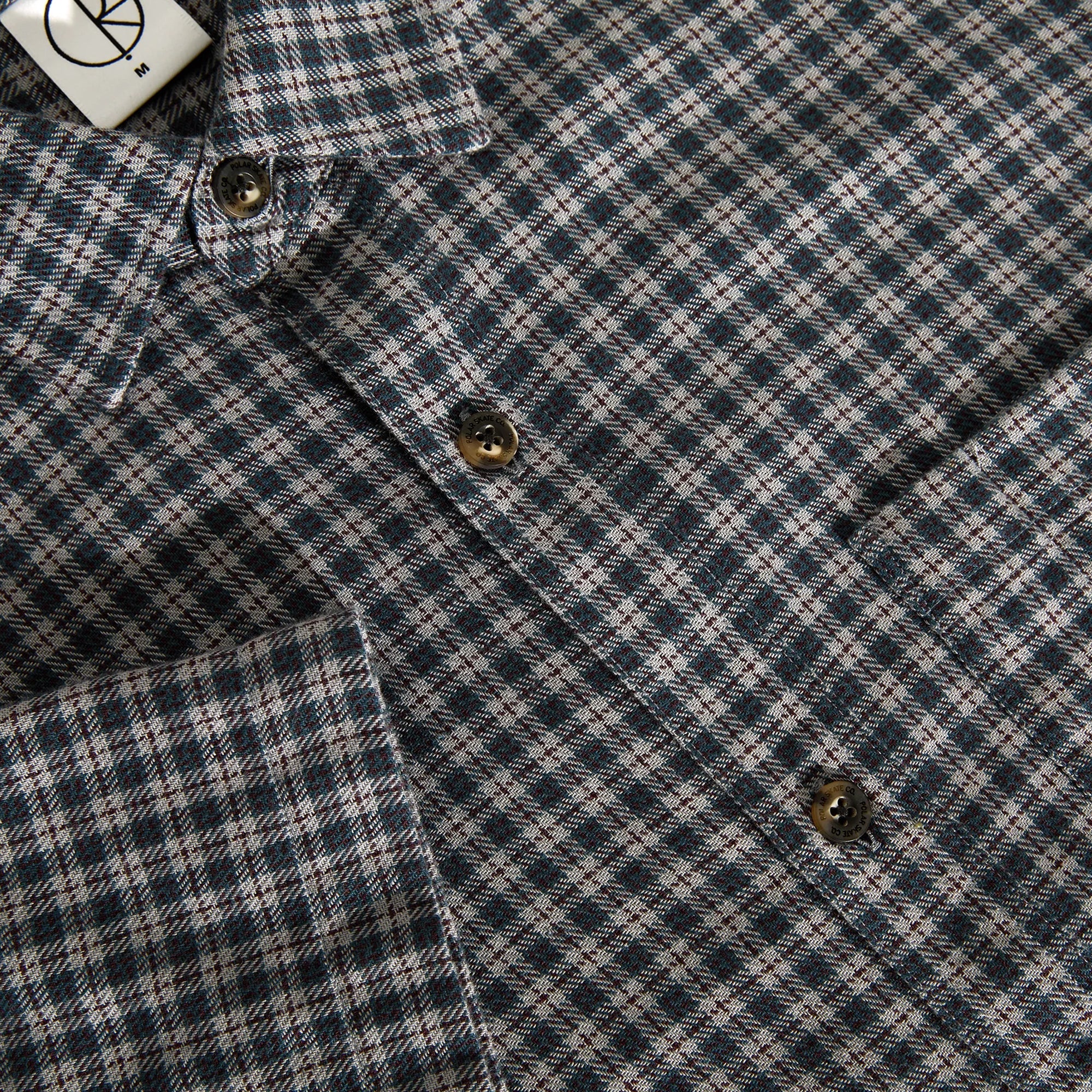 Polar Skate Co. Mitchell Shirt - Petrol / Bordeaux