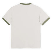 Polar Skate Co. Ringer Tee - Pale Taupe / Army Green