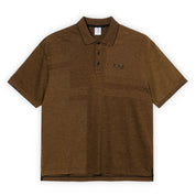 Polar Skate Co. Pique Surf Polo Shirt - Black / Caramel