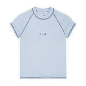 Polar Skate Co. Script Logo Baby Tee - Light Blue / Dark Blue