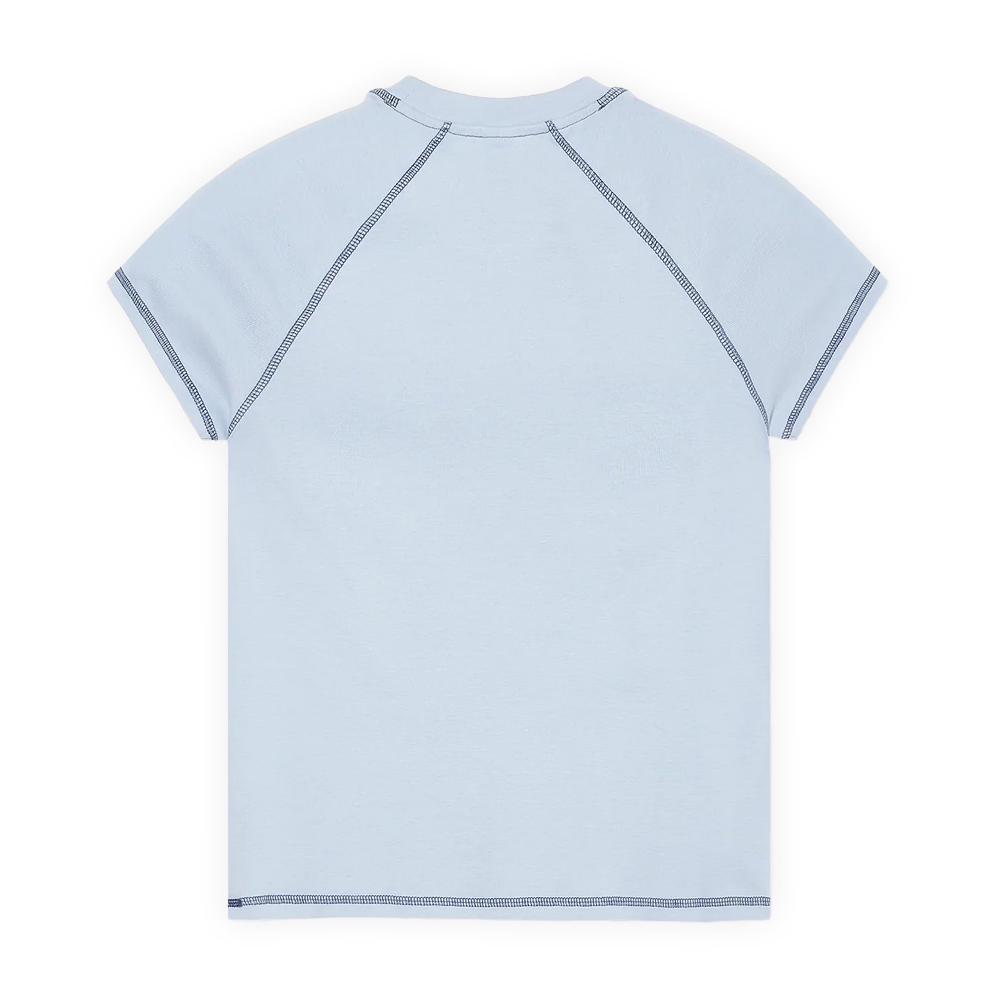 Polar Skate Co. Script Logo Baby Tee - Light Blue / Dark Blue