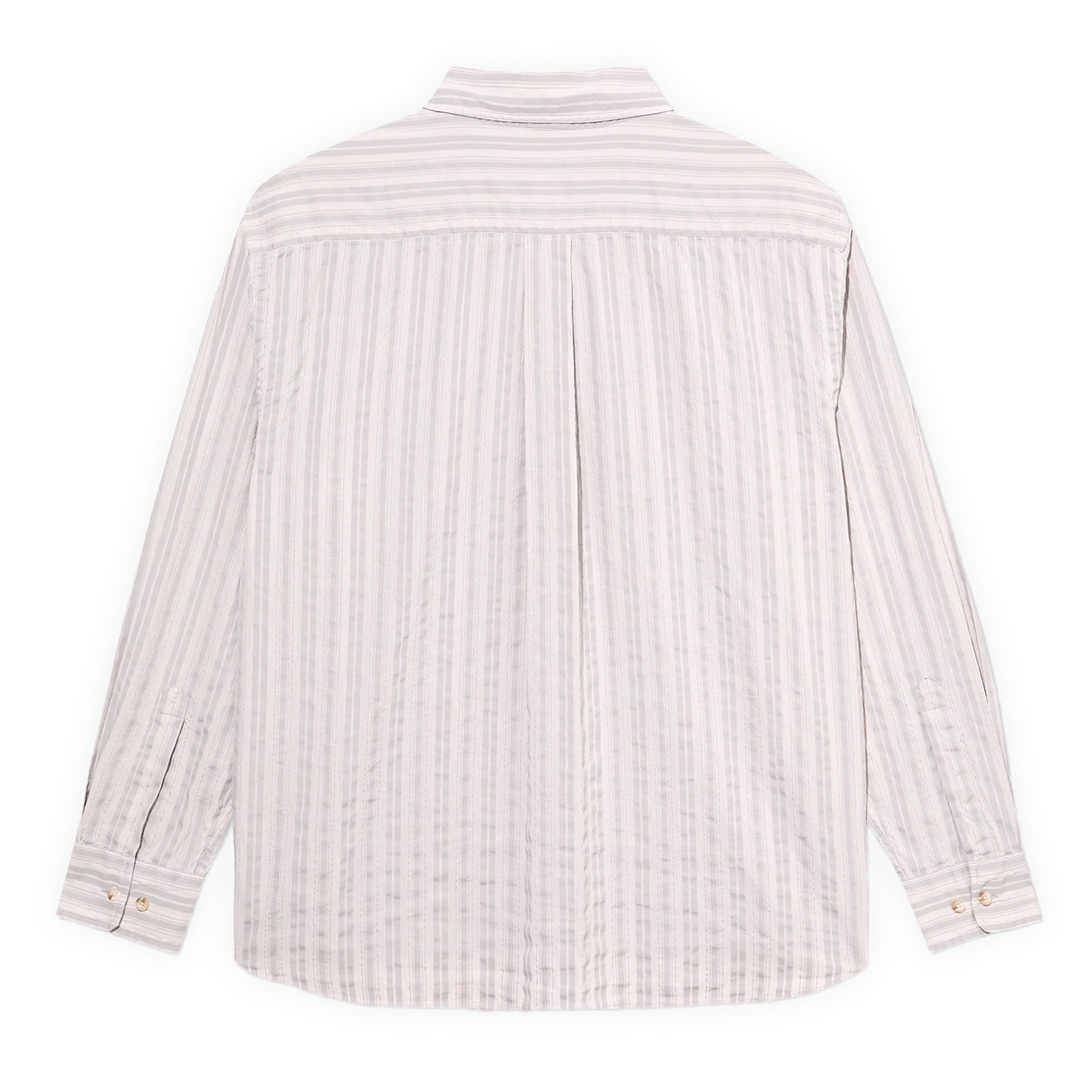 Polar Skate Co. Bart LS Shirt - Grey Stripe