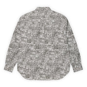 Polar Skate Co. Ben LS Shirt - Newspaper / Light Grey