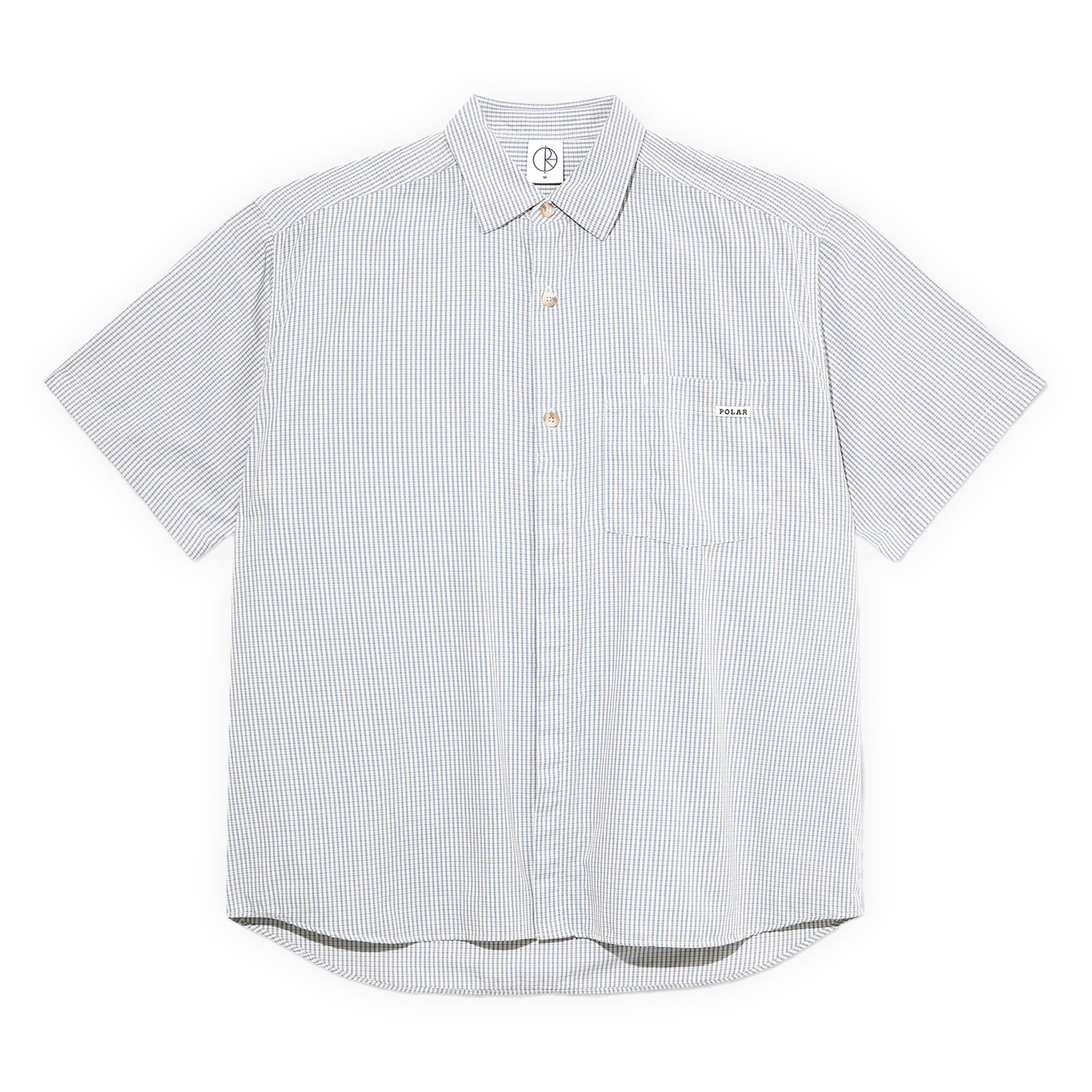 Polar Skate Co. Mitchell Shirt - Blue Check