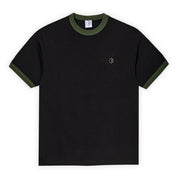 Polar Skate Co. Ringer Tee - Black / Uniform Green