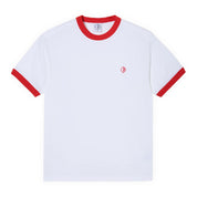Polar Skate Co. Ringer Tee - White / Red