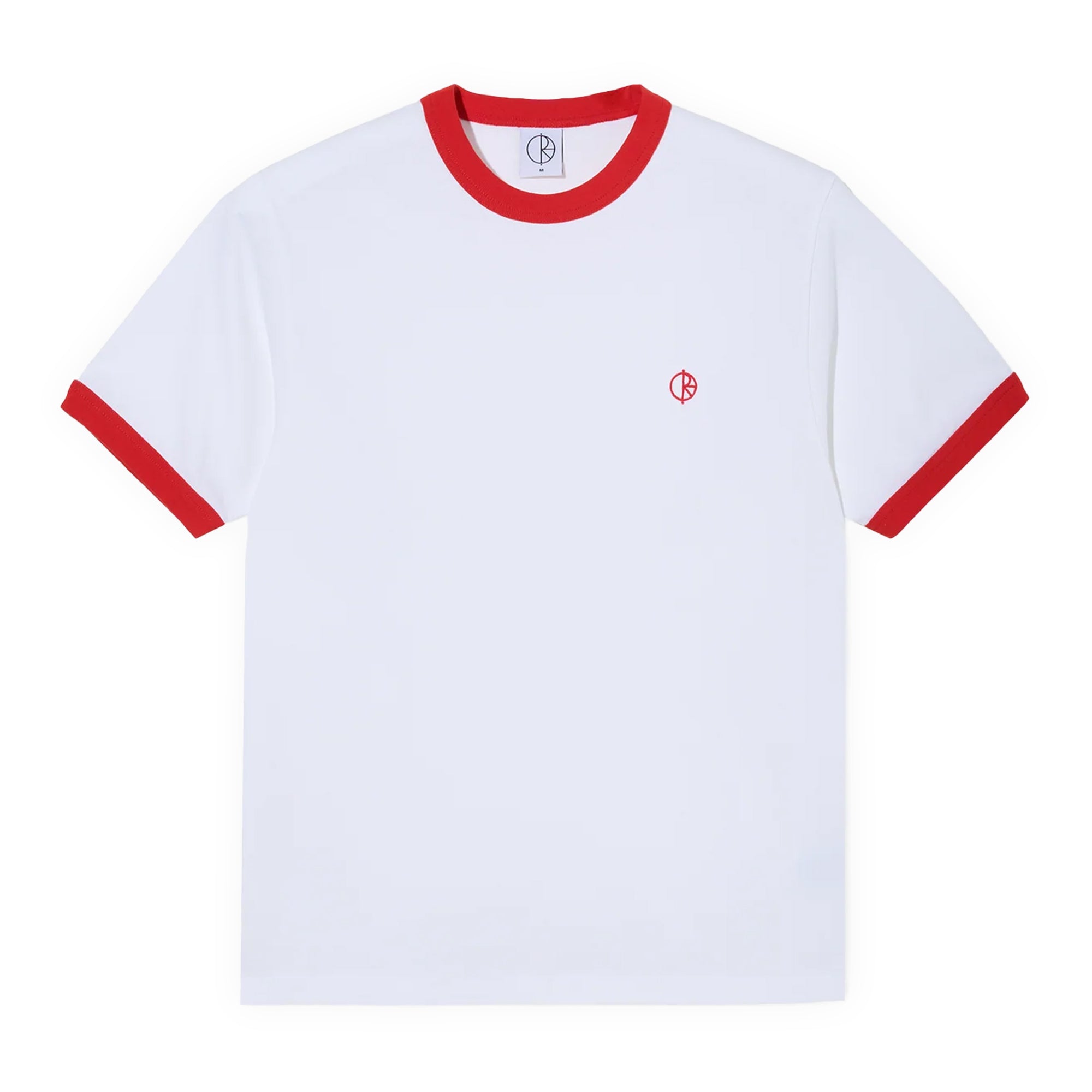 Polar Skate Co. Ringer Tee - White / Red