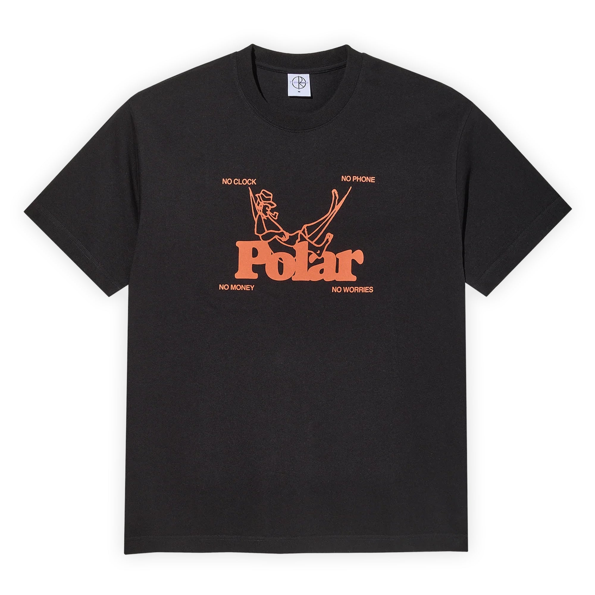 Polar Skate Co. No Worries Tee - Black