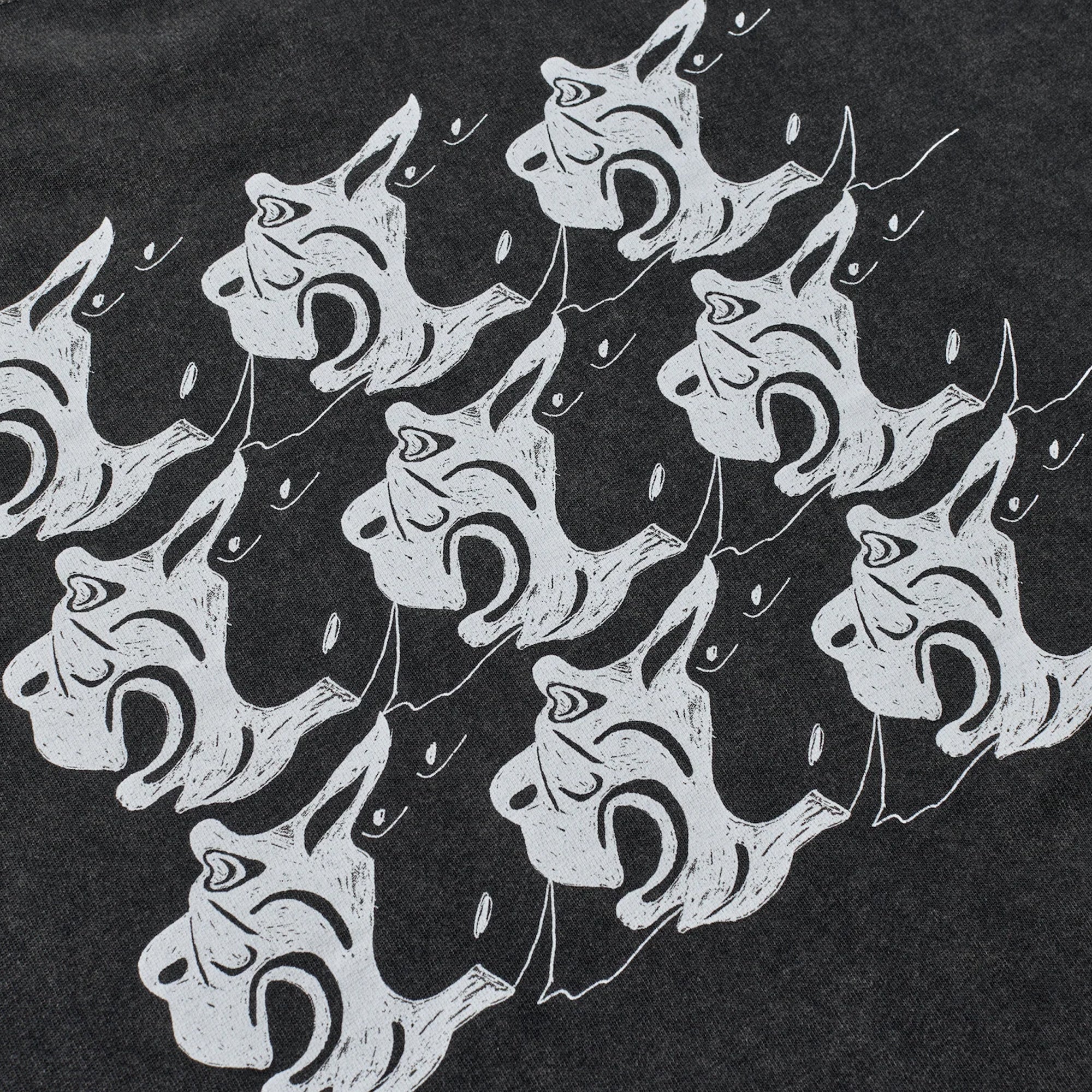 Polar Skate Co. 2 Guys Tee - Silver Black