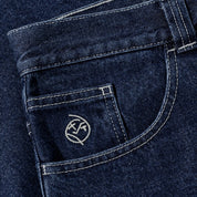 Polar Skate Co. Big Boy Shorts - Dark Blue w/ White Stitching
