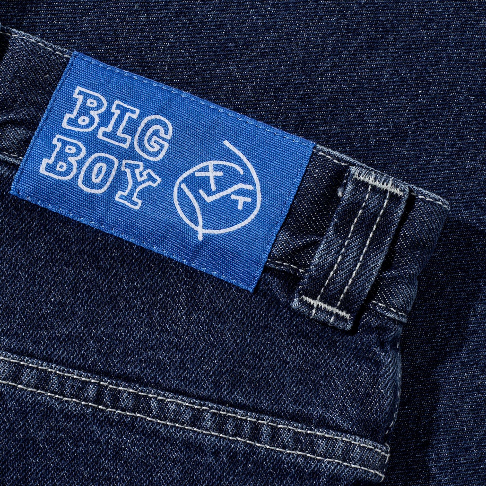 Polar Skate Co. Big Boy Shorts - Dark Blue w/ White Stitching