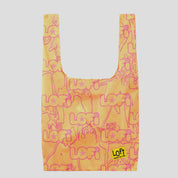 Lo-Fi Ideas Nylon Tote Bag - Orange