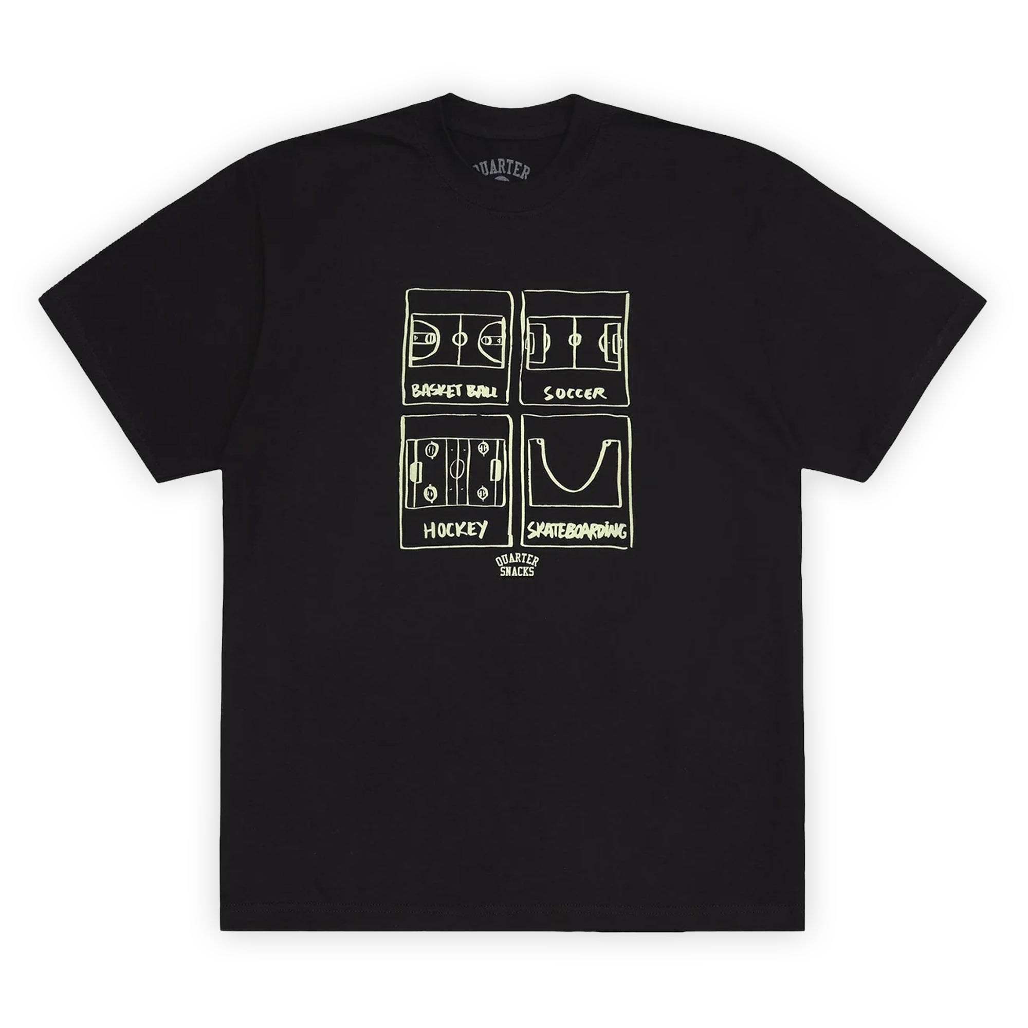 Quartersnacks Sports Tee - Black