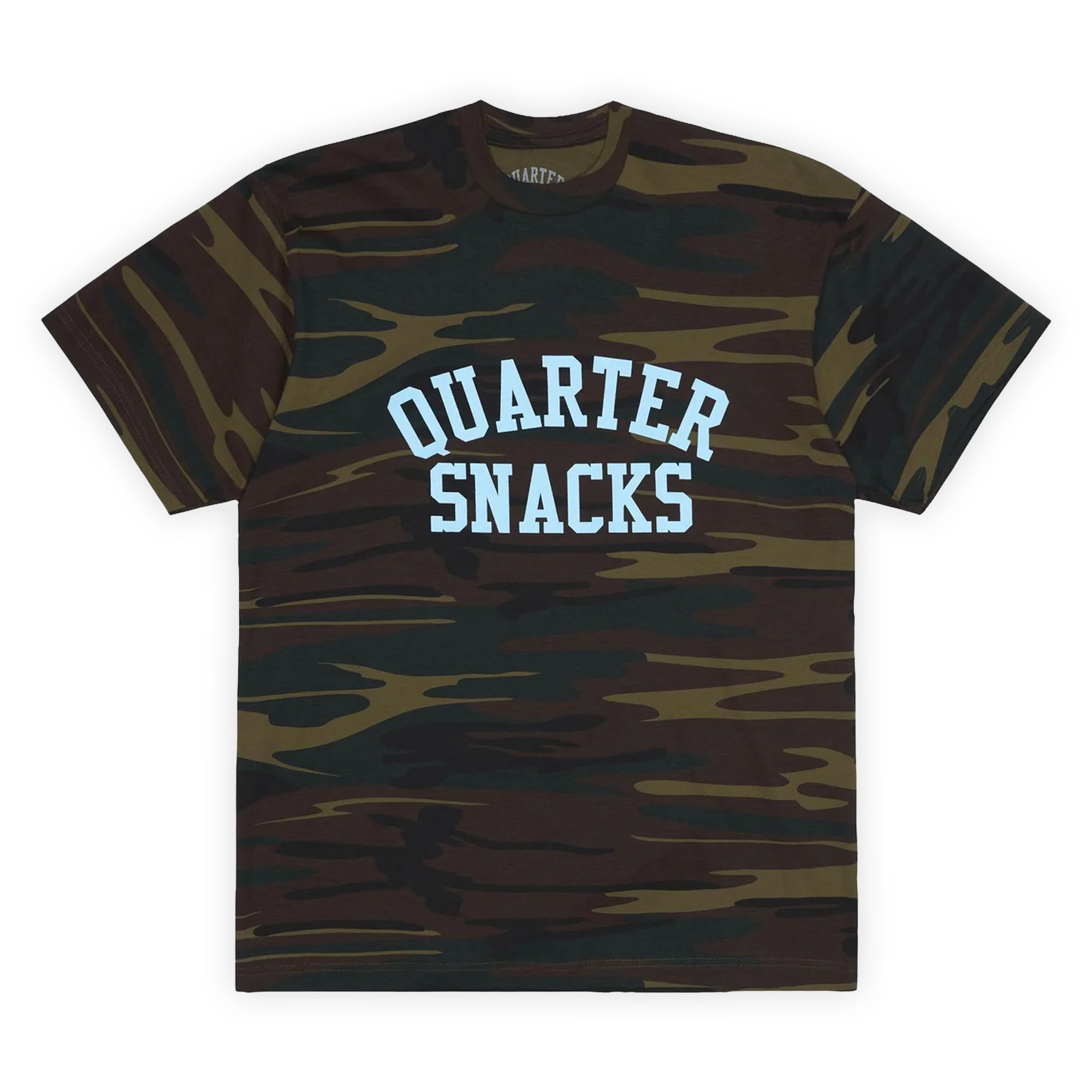 Quartersnacks Camo Arch Tee - Woodland