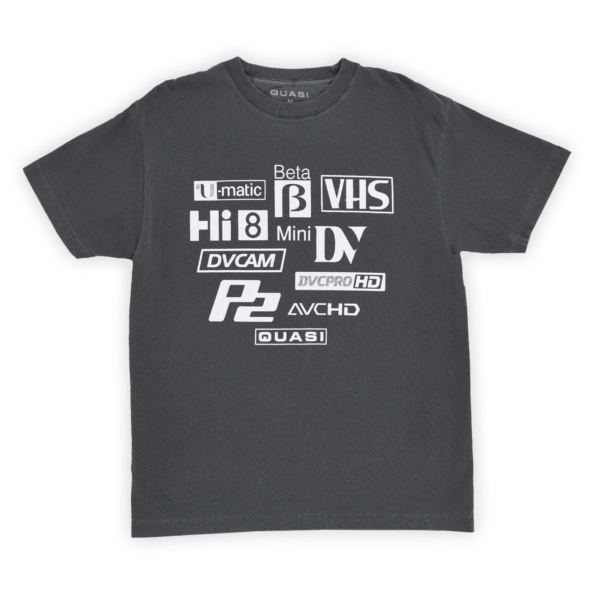 Quasi Formats Tee - Faded Black