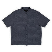 Quasi Kalvin Short Sleeve Button Up Shirt - Navy