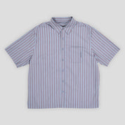 Quasi Kalvin Short Sleeve Button Up Shirt - Blue