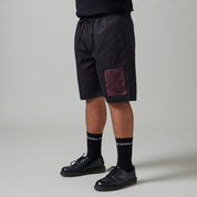 Pass~Port Drain Ripstop Casual Short - Black